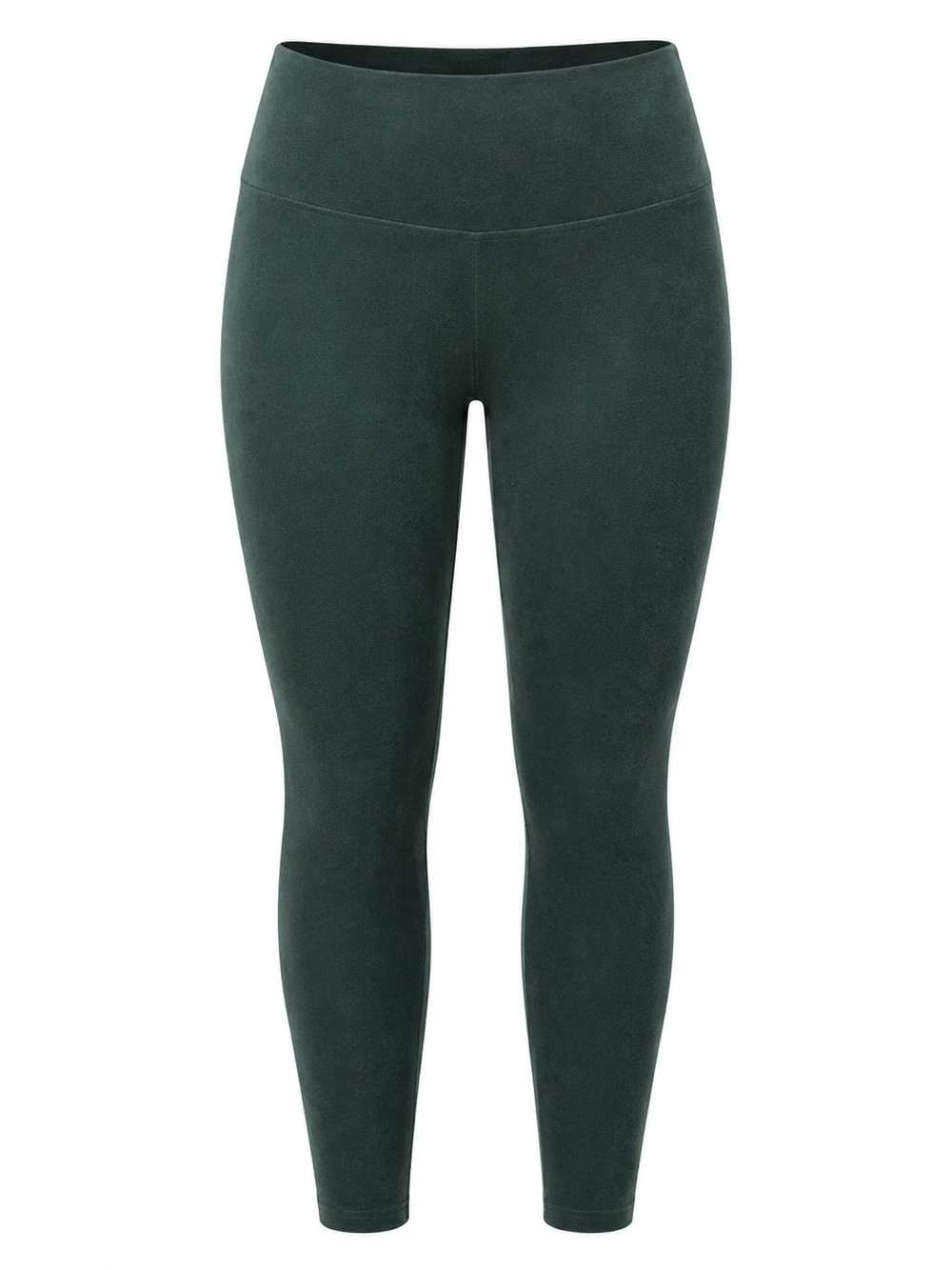 Time and Tru Velour Leggings Large Green Pull On Stretch Soft Velvet Feel Pants